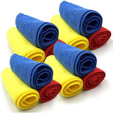 4 Packs of 3 Microfibre Cloths (12 piece)