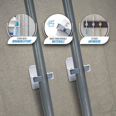 Broom & Mop Holder - Pack of 2