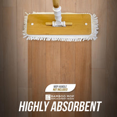 Bamboo Noodle Mop Head Refills - Pack of 2