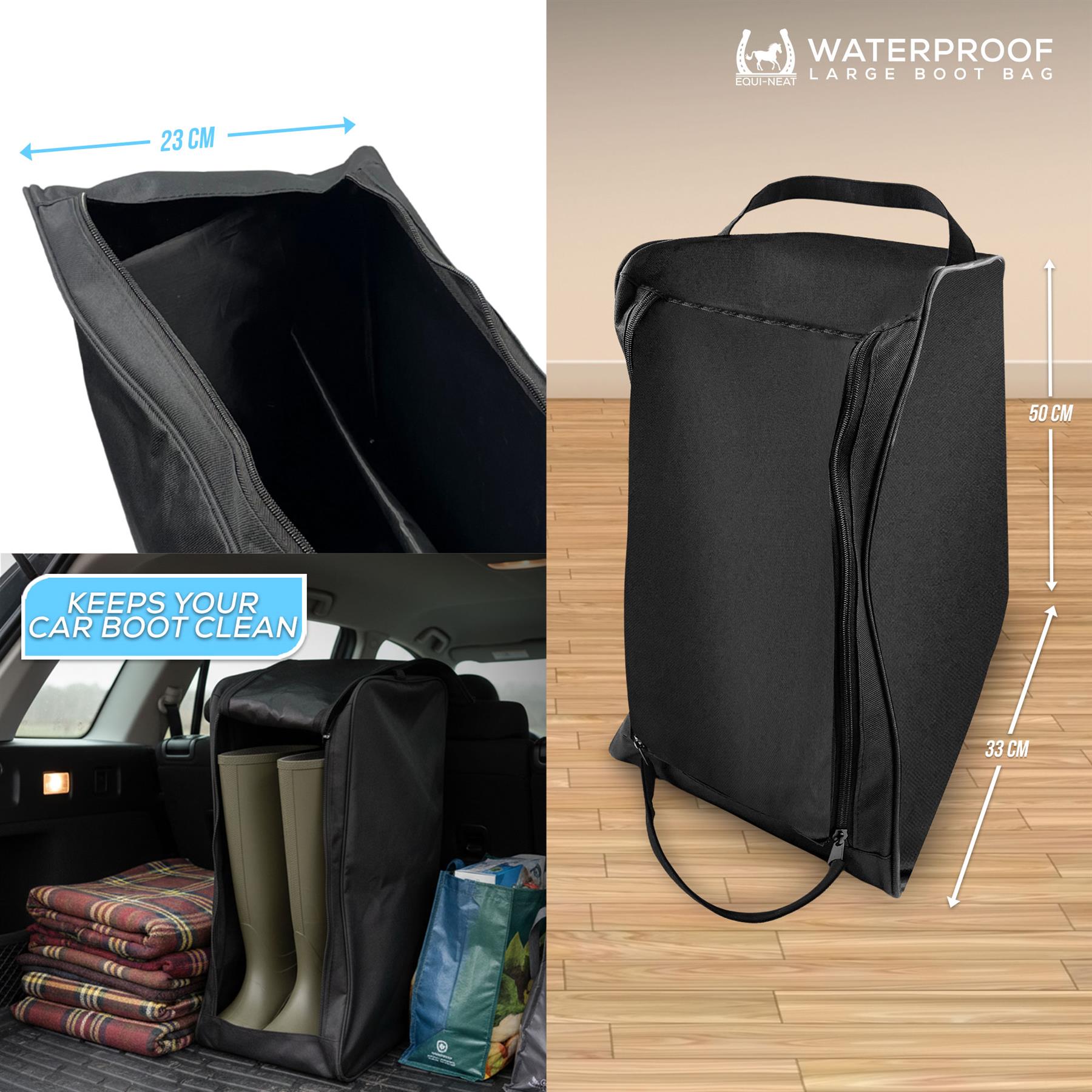 Large Boot Bag for Wellies & Walking Boots dimensions and specifications