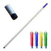 Blue Aluminium Colour Coded Screw Fit Metal Hygiene Brush Mop Handle