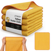 Large Yellow Cotton Dusting Cloths | Pack of 4 or 10
