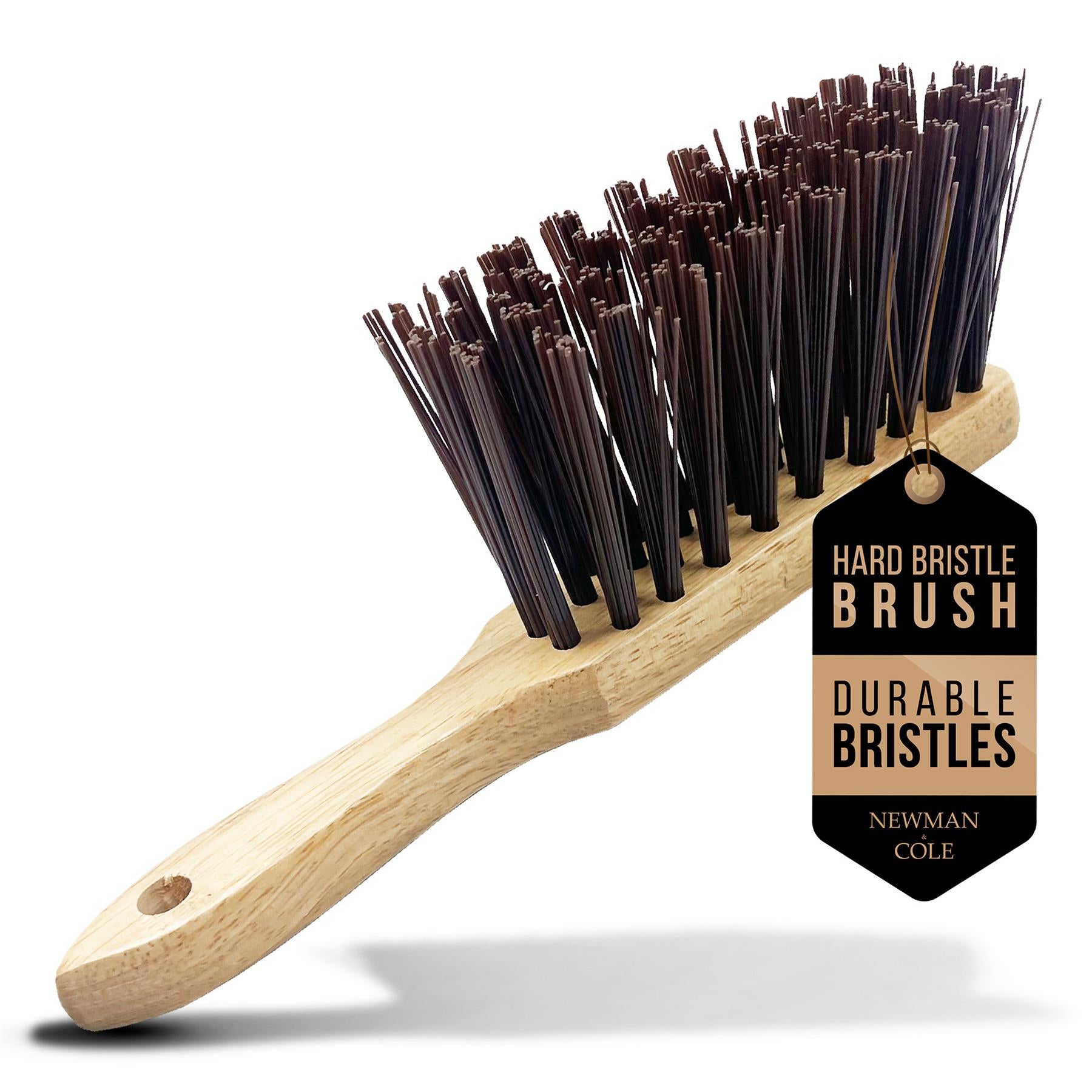 Newman and Cole Varnished Stiff PVC Hand Brush - The Dustpan and Brush Store