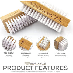 Newman and Cole Wooden Nail Brush - Pack of 6