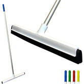 Blue 18" Floor Squeegee Colour Coded Food Hygiene Floor Scraper Cleaner and Handle