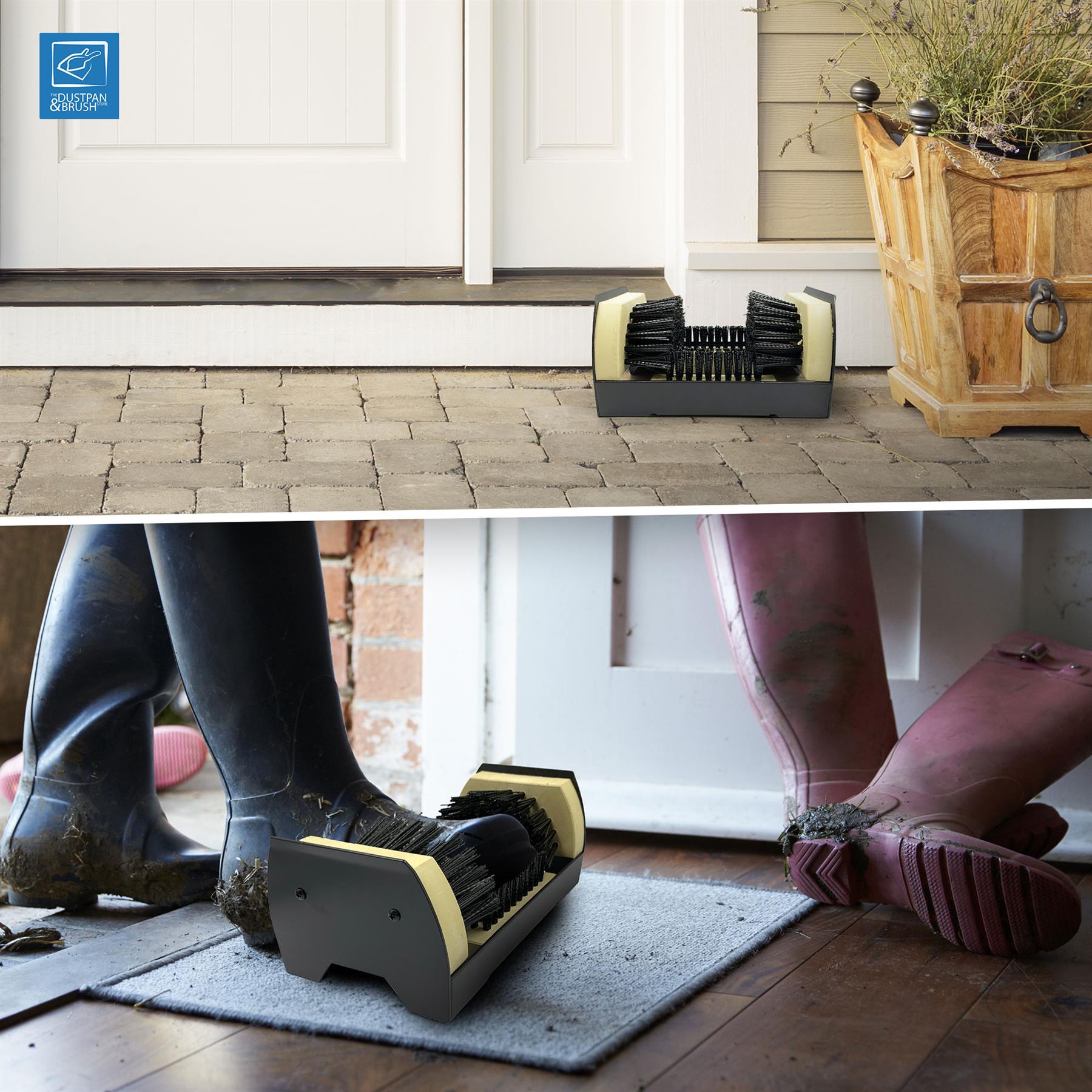 Heavy Duty Boot Scraper Brush – Outdoor Mud Cleaner - The Dustpan and Brush Store