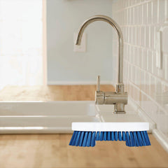 Blue Scrubbing Brush Food Hygiene Stiff Double Winged Floor Scrub Hand Deck Brush