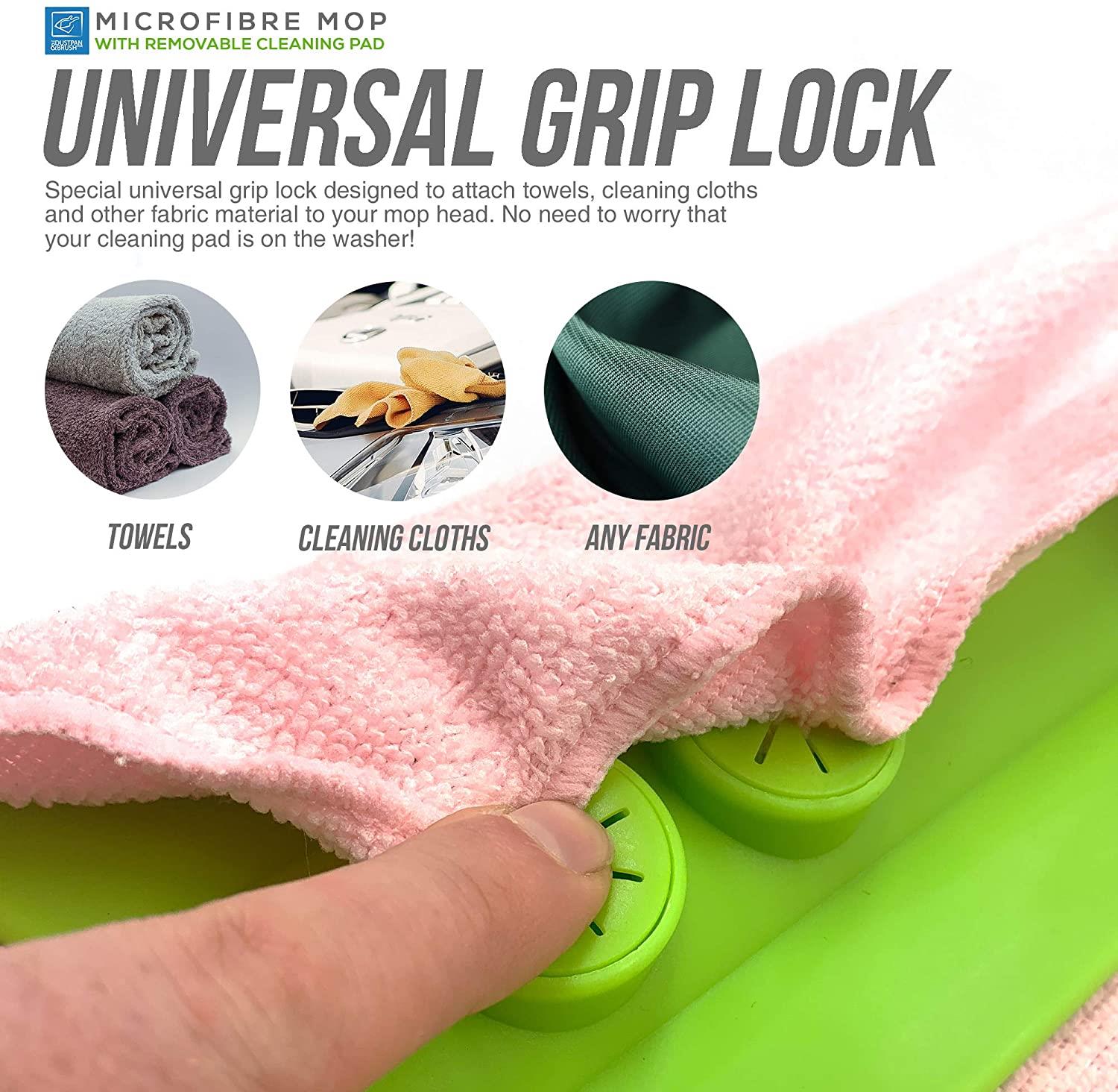 Microfibre Flat Mop for Laminate Wood & Hard Floors - The Dustpan and Brush Store