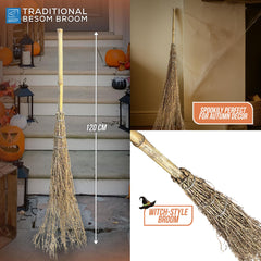 Bamboo Witches Broom 120cm