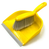 Colour Coded Yellow Dustpan Set