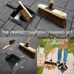 Dustpan and Brush with Broom Set