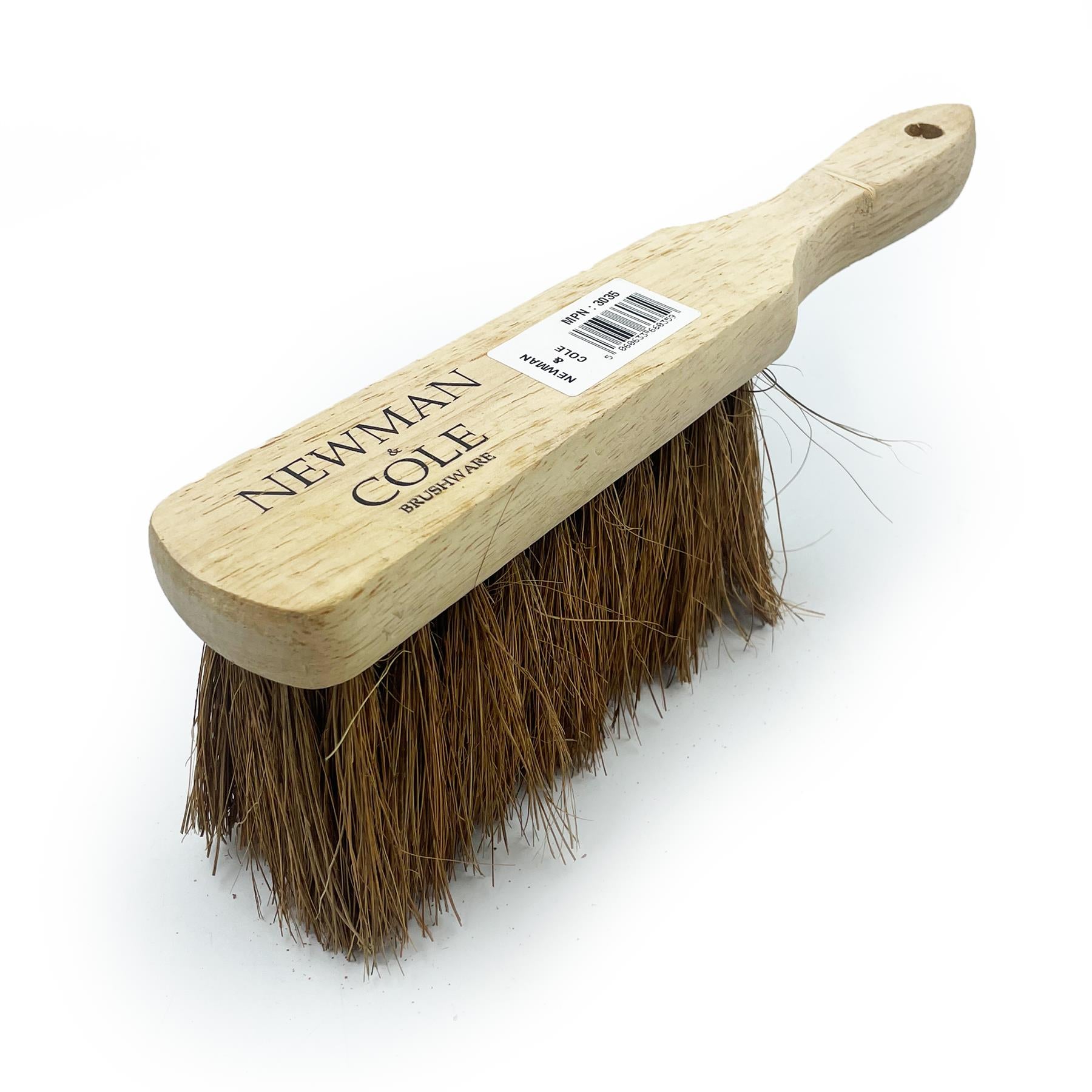Newman and Cole Natural Coco Wooden Hand Brush - The Dustpan and Brush Store