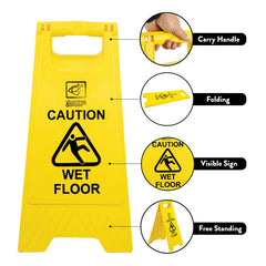 Wet Floor Sign - Pack of 10