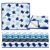 Pack of 8 Fresh Fettle Max Absorb Microfibre Cloths on a white background