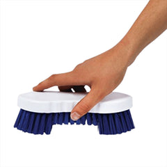 Blue Scrubbing Brush Food Hygiene Stiff Double Winged Floor Scrub Hand Deck Brush