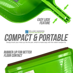 Large Outdoor Garden Dustpan and Brush Set