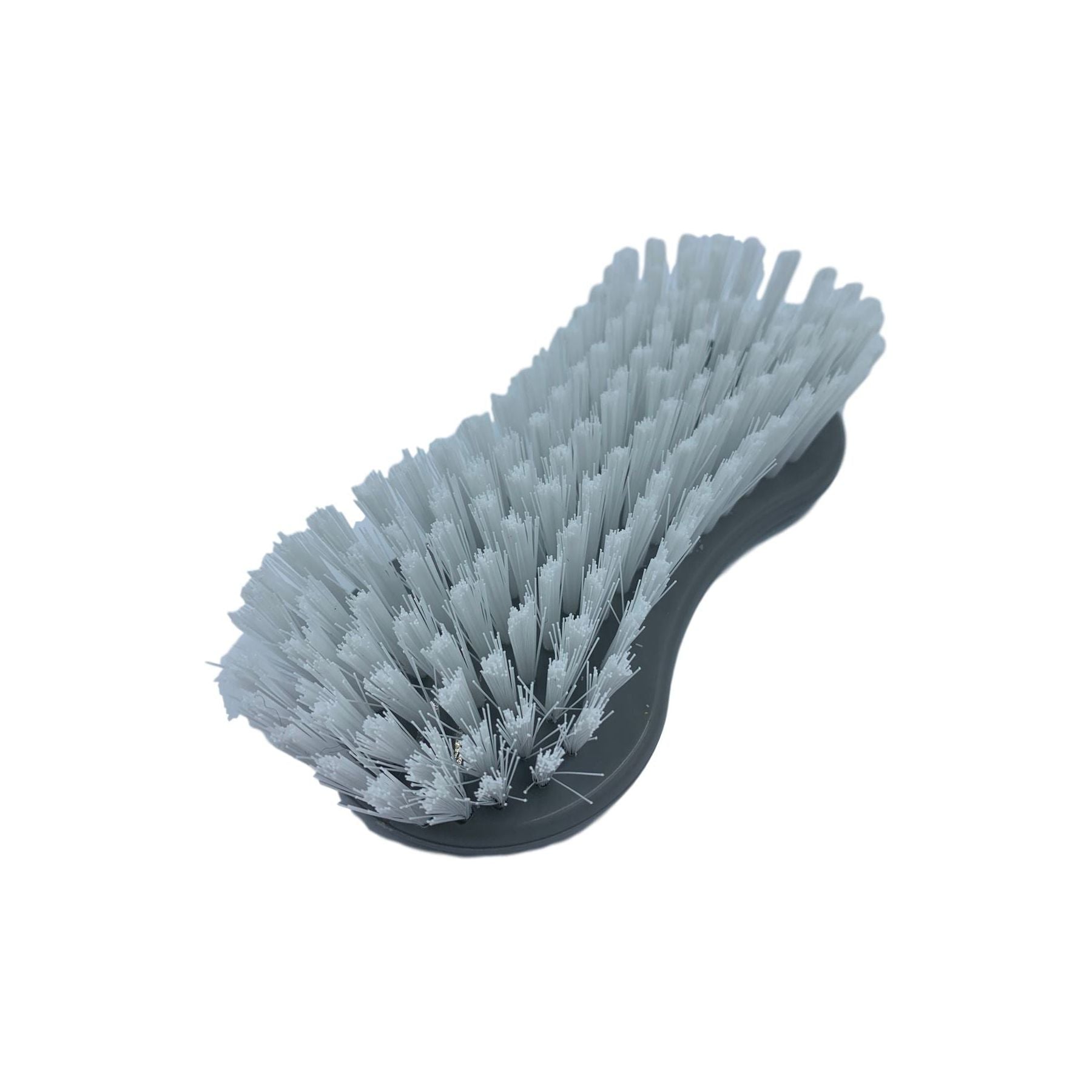 Dogbone Stiff Bristle Hand Scrubbing Brush bristles on a white background