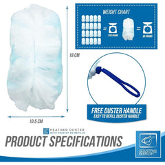 Fluffy Duster Refill 2 Packs & Handle