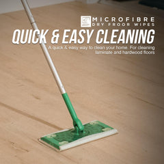 200 Dry Floor Mop Refill Cloths - 4 Packs of 50