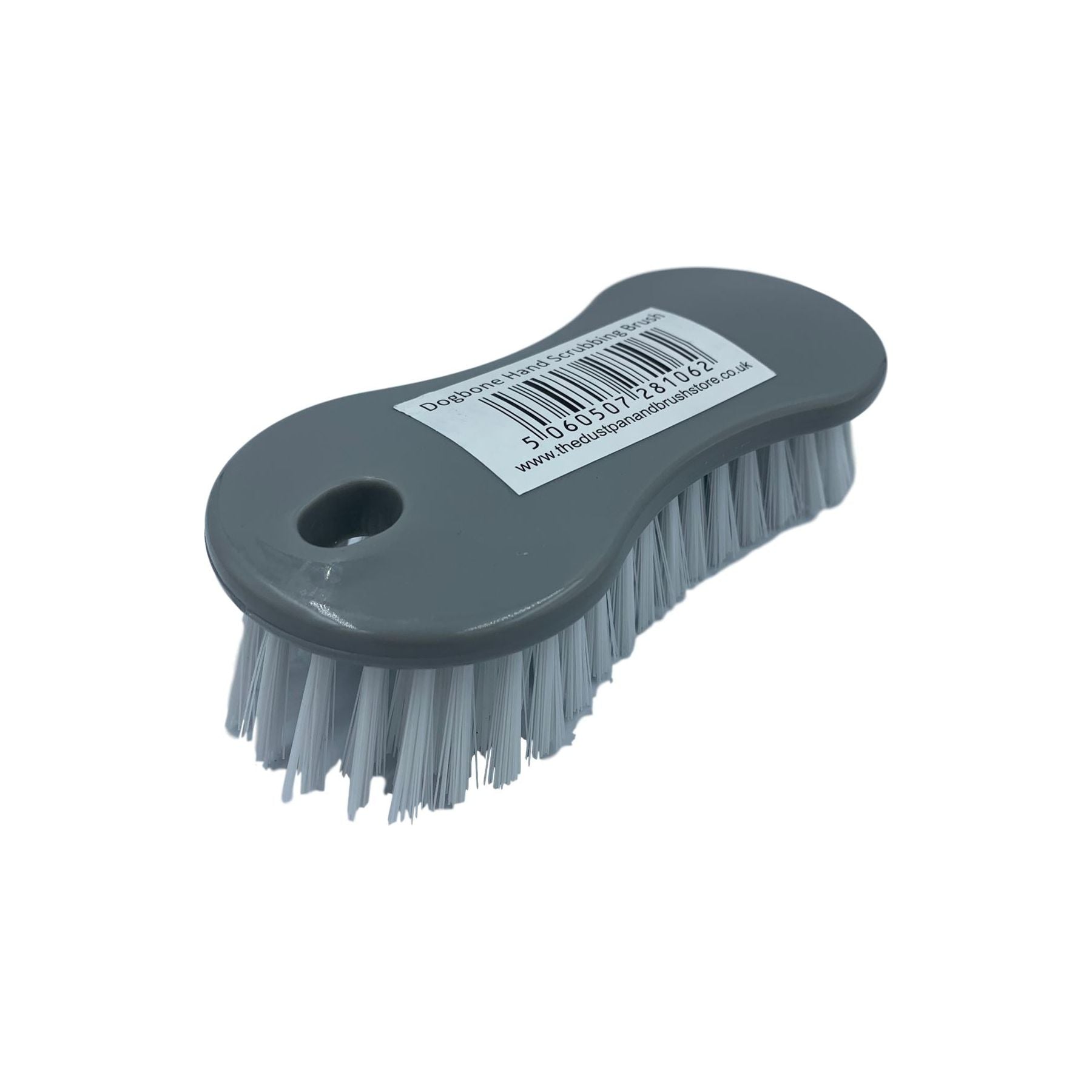 Dogbone Plastic Scrubbing Hand Brush with Stiff Bristles on a white background - The Dustpan and Brush Store