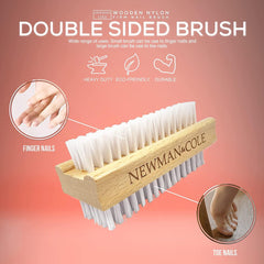 Newman and Cole Wooden Nail Brush - Pack of 6