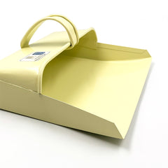 Newman and Cole Cream Metal Hooded Dustpan and Soft Brush Set