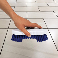 Blue Scrubbing Brush Food Hygiene Stiff Double Winged Floor Scrub Hand Deck Brush