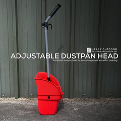 Long Handled Garden Dustpan and Brush Set