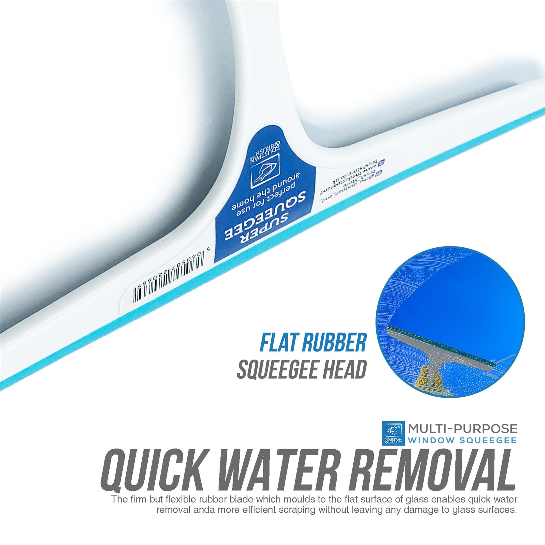 Window Squeegee Blade Shower Screen Washer Glass Cleaning Wiper Rubber - The Dustpan and Brush Store