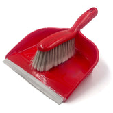 Colour Coded Red Dustpan Set