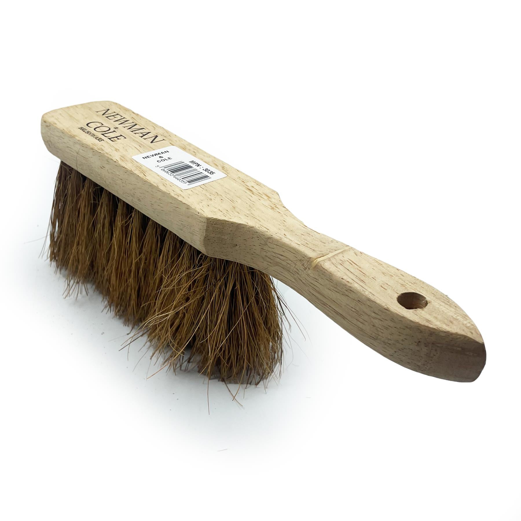 Newman and Cole Natural Coco Wooden Hand Brush - The Dustpan and Brush Store
