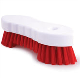 Red Scrubbing Brush Food Hygiene Stiff Double Winged Floor Scrub Hand Deck Brush