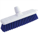 Blue 12" 300mm Soft Colour Coded Food Hygiene Brush Sweeping Broom Head Only