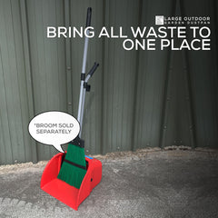 Long Handled Garden Dustpan Scoop