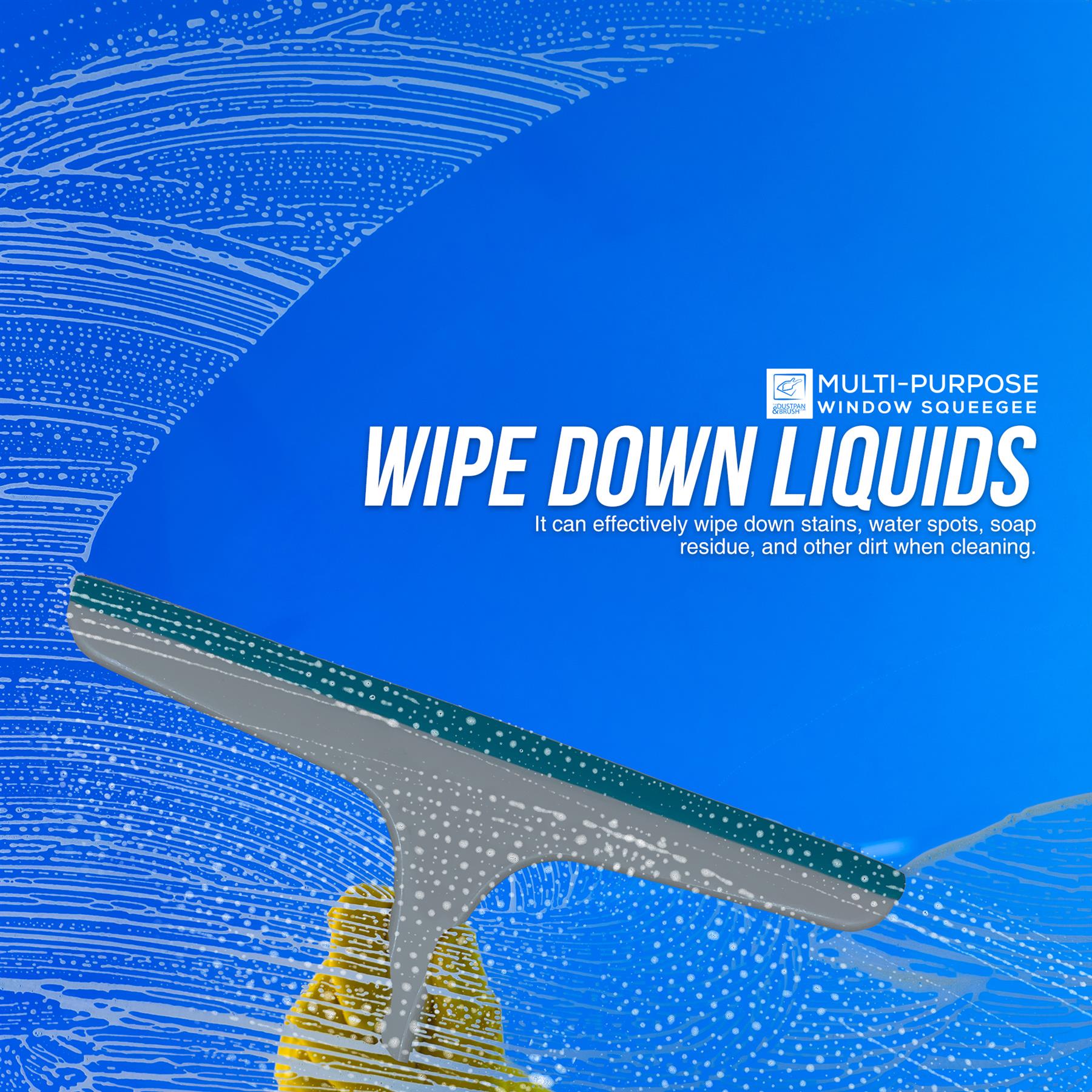 Window Squeegee Blade Shower Screen Washer Glass Cleaning Wiper Rubber - The Dustpan and Brush Store