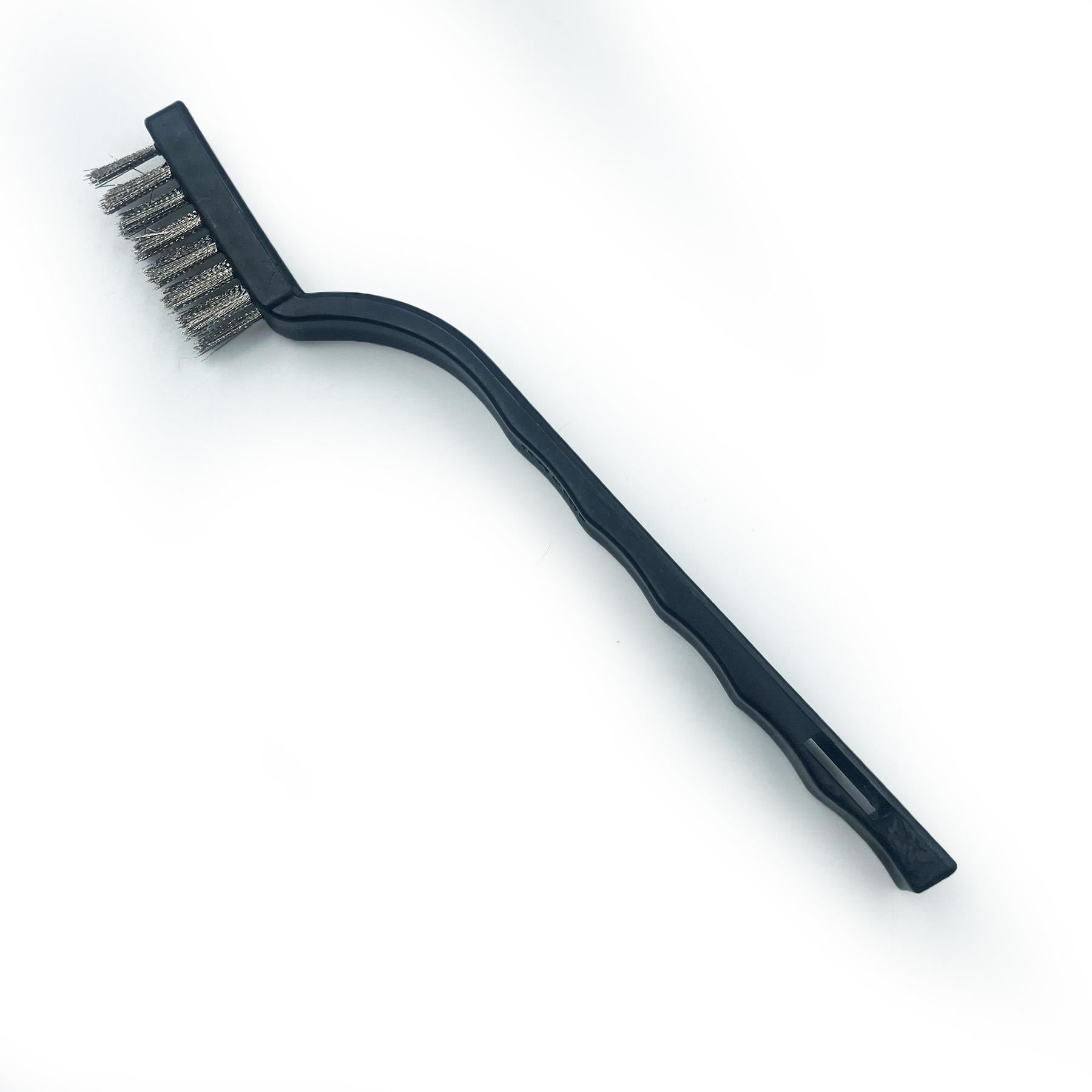 Small Steel Wire Brushes Pack of 100 | Mini Cleaning Brushes on a white background