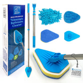Telescopic Bathroom Mop and Multi-Surface Cleaning Kit