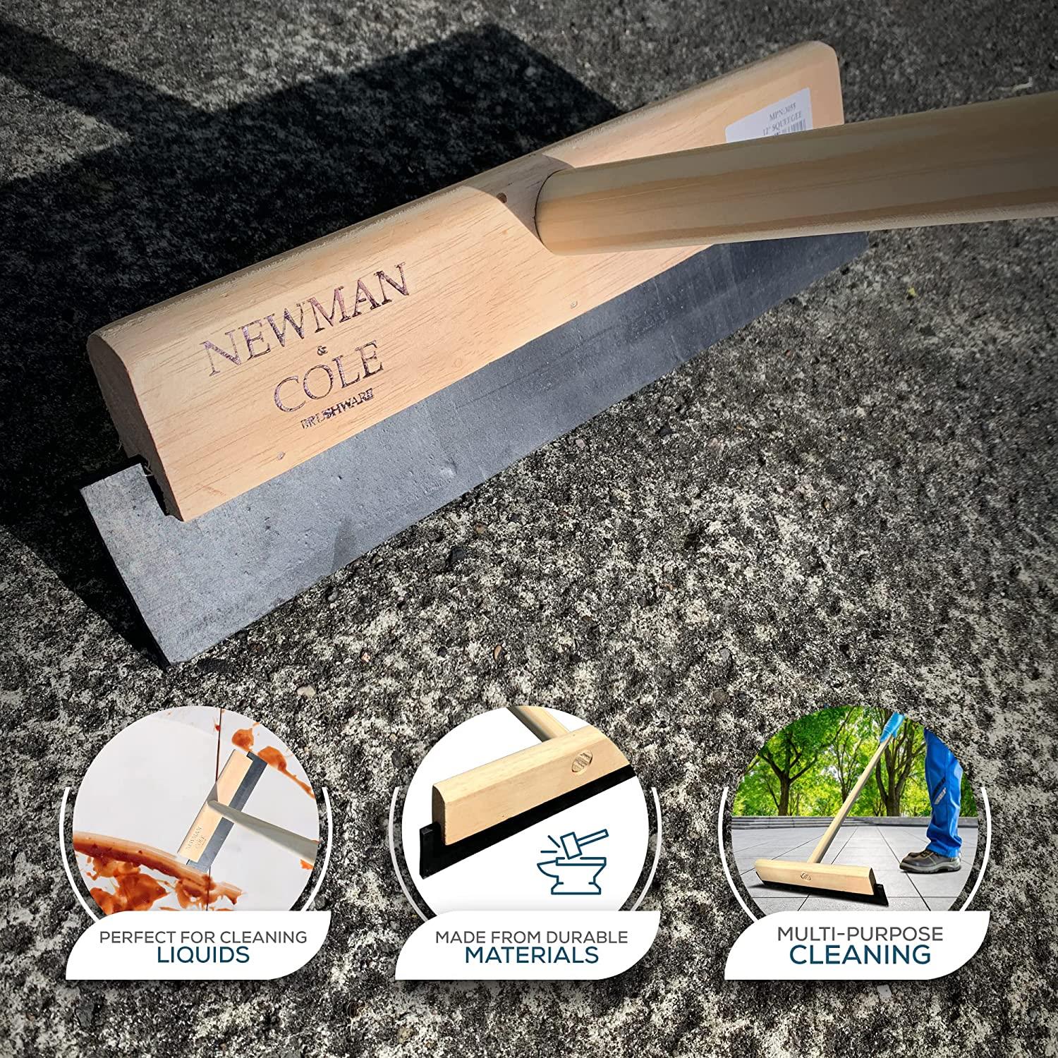 Environmental 12" Newman & Cole floor squeegee cleaning, perfect for cleaning liquids, made from durable materials and multi-purpose cleaning