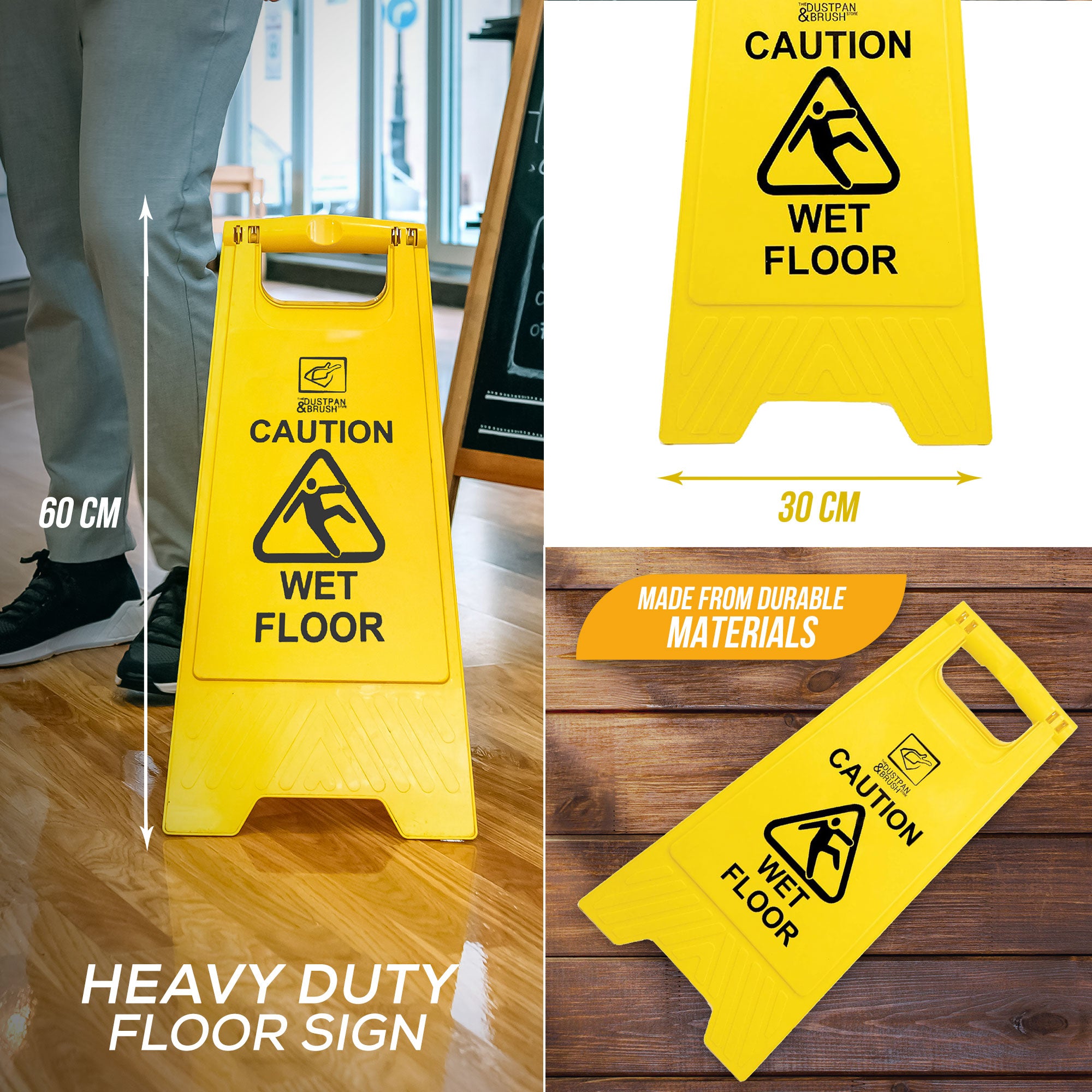 Wet Floor Sign - The Dustpan and Brush Store