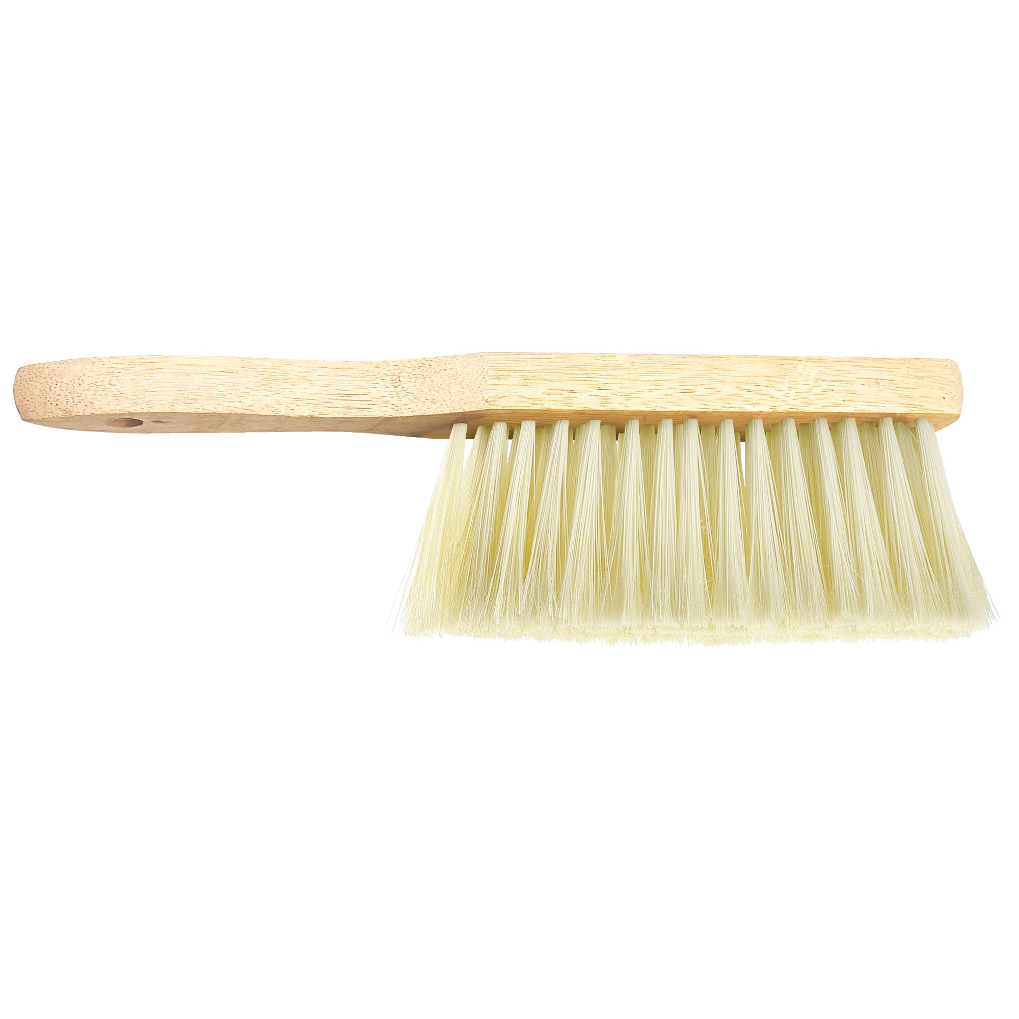 Newman and Cole Varnished Soft PVC Hand Brush on its side on a white background