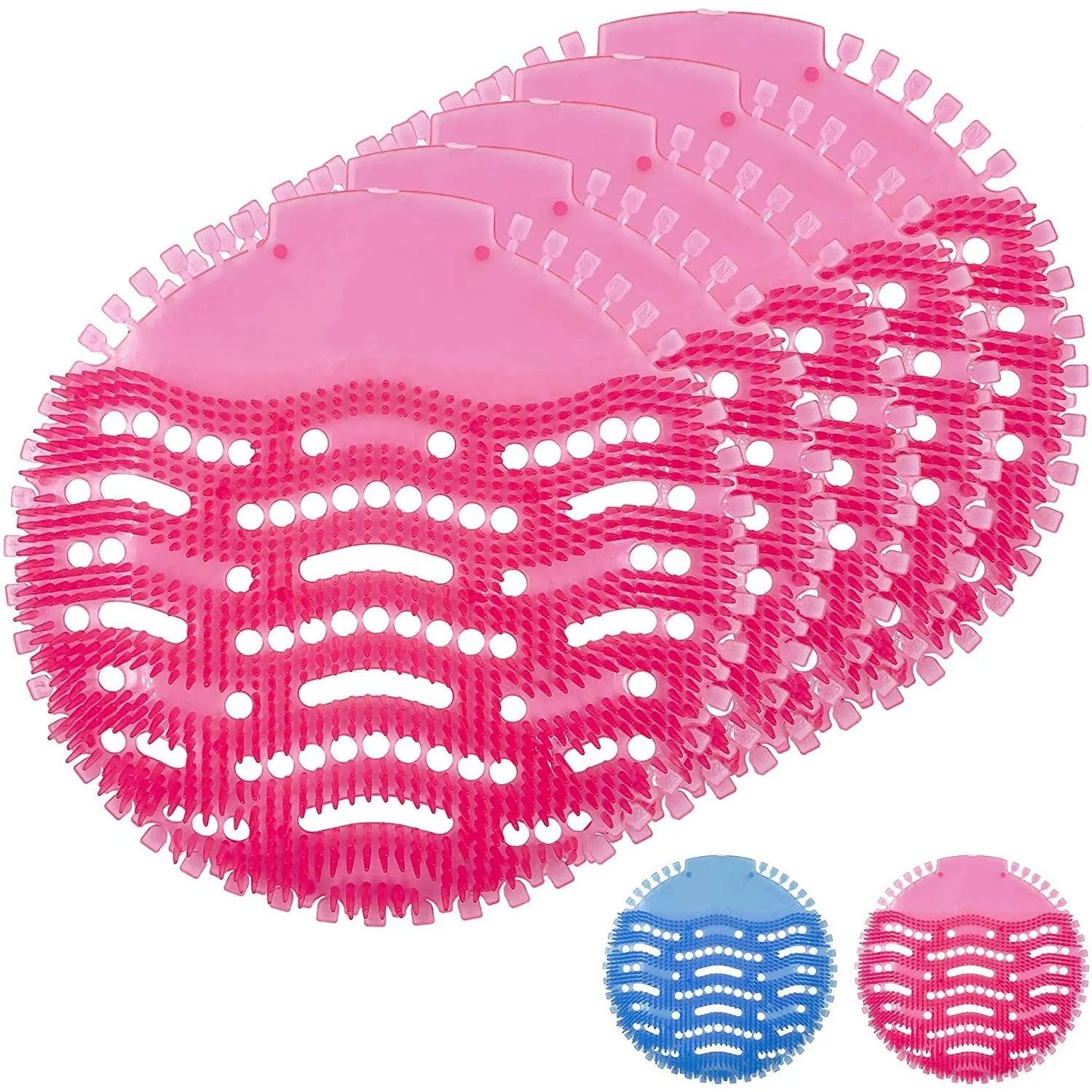 Urinal Screen Cherry Pink – Splash Mat & Odour Control - The Dustpan and Brush Store