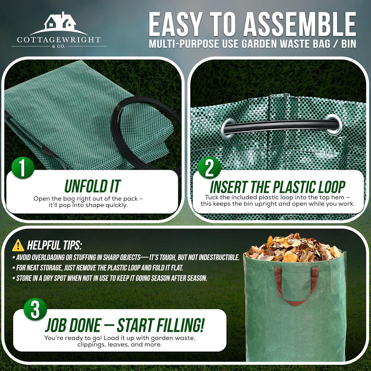 Garden Waste Bag 500L - The Dustpan and Brush Store