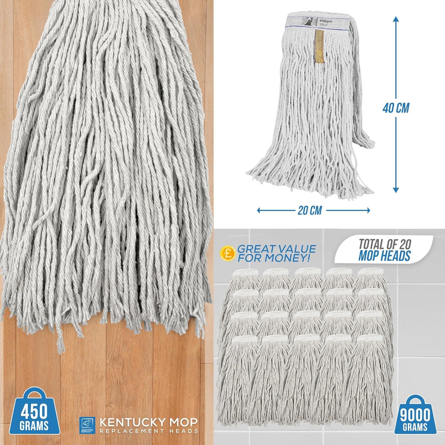 Kentucky Mop Head - Pack of 20 - The Dustpan and Brush Store