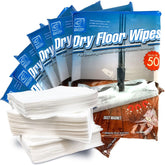 300 Dry Floor Mop Refill Cloths - 6 Packs of 50