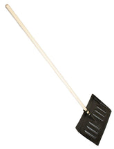 Plastic Snow Scoop Shovel with Wooden Handle – 44cm Snow Shovel - The Dustpan and Brush Store
