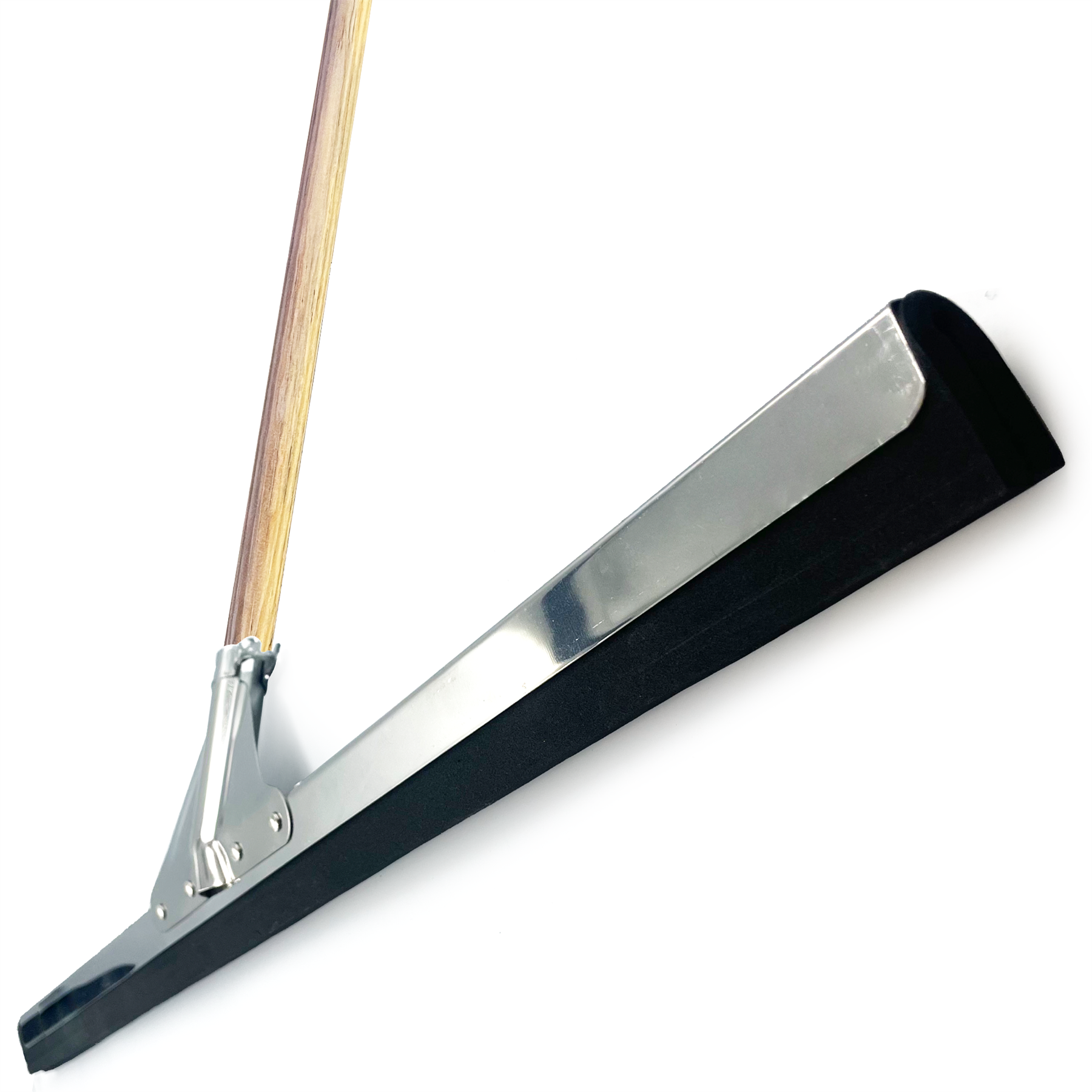30" Black Moss Foam Floor Squeegee Blade with Handle - The Dustpan and Brush Store