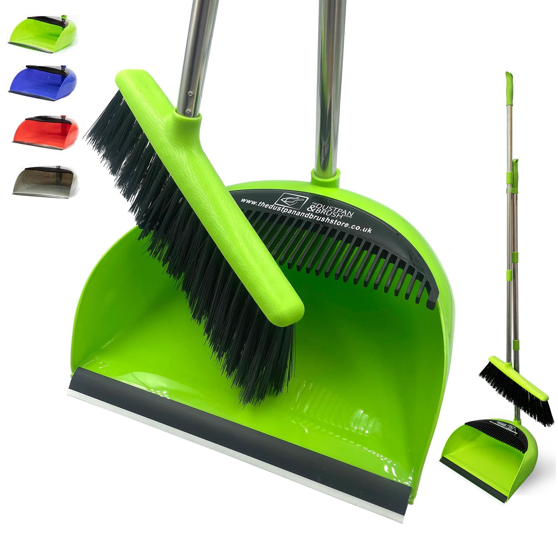 Long Handled Dustpan and Brush Set with Multi-Section Handle - The Dustpan and Brush Store