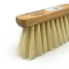 Newman and Cole Cream Metal Hooded Dustpan and Soft Brush Set