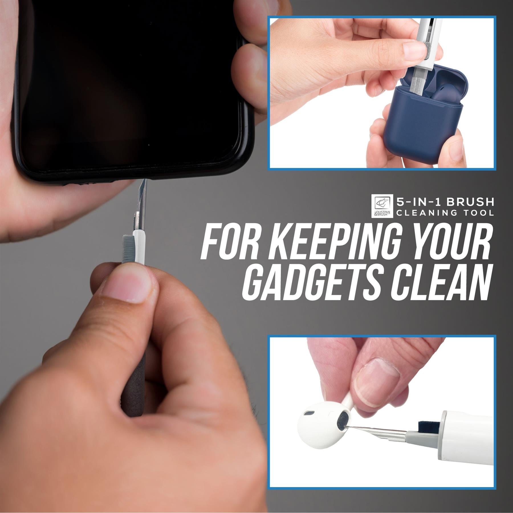 5 in 1 Electronics Cleaning Brush - The Dustpan and Brush Store