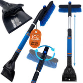 Long Extending Ice Scraper and Brush